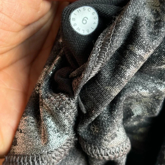 Lululemon Wunder Under Hi-Rise Tight Brindle Foil 28 W5BIHS Crinkle Heather 6 - Picture 10 of 11